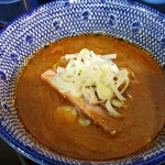 煮干らー麺シロクロ - 鶏白湯＋甘海老＋節の濃厚つけ汁（2018年9月21日）