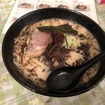 熊本ラーメン大門 - 赤黒ラーメン 面2倍