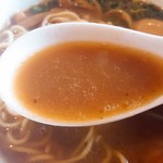 らーめん佳 - 2018/9  あじ玉らーめんのスープ