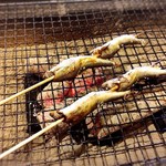 囲炉裏料理わ - 鮎の串焼き♪