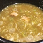 麺匠 中うえ  - スープ割 これも馬鹿うま！