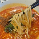 まぁぼや - 加水率低めのストレート麺