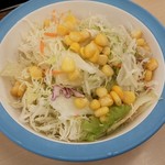 松屋 - サラダ付き