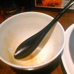 らーめん 鶏喰 - 完食です