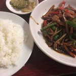 中国料理 美芳 - 201808肉ピーマン