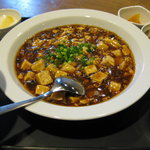 串カツ　ほおかむり - ランチ限定、麻婆豆腐です。山椒の風味が食欲をそそります！ご飯何杯でも食べられそう！