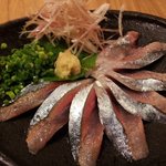 おやき SiSiMARU - 秋の味覚！秋刀魚の刺身