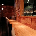 Wine Bar Ke Qoo - 店内 カウンター