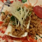 鳥田中 - 地鶏のそぼろ豆腐