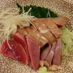 鳥田中 - 湯引きのお造り