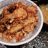 一心 金子 - 雲丹の天丼（1400円）