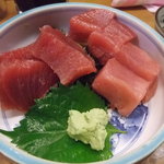 竹原 - まぐろ定食のマグロです。