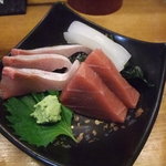 竹原 - 上刺身盛り合わせです。