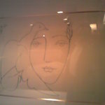 マガーリ - 店内にはピカソの絵が