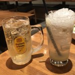 西新宿 ふじ屋 - ハイボールと生グレープフルーツサワー