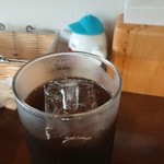 キッチン ポテ - ドリンクセットのアイスコーヒー。