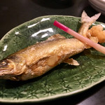 ホテル鹿角 - 鮎の塩焼き