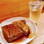 博多のおでん - あつあげ&えのきしゃんにシュワシュワたい♪