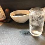 酒楽 とんぼ - 麦水割