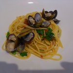 サロマのしじみとトマトのスパゲッティー。