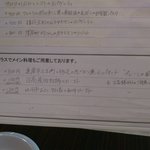 サグラ - ランチのメニュー２