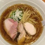 麺肴 今日から - 「魚介スープの杉樽しょう油ラーメン」2018年9月20日