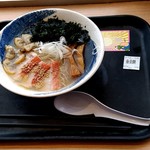 波市 - 【2018.9.22(土)】炙り金目鯛の塩ラーメン(並盛)1,080円