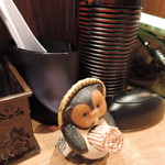 泉屋 - 卓上常備品：辛子高菜、紅ショウガ、コショウ