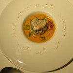 リストランテ サクラ - ガスパチョ　ムール貝、秋刀魚、水蛸、甘海老