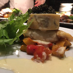 キャトルラパン - 鱧のすり身と鯛のポワレ