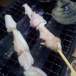 磯丸水産 - ツブ貝の串焼き