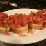 Bruschetta of tomato