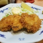 Shiyouraku - 串カツ(2本)　450円。1本は土産にしてもらいました❗