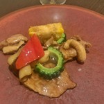 新中国料理 HARAKAWA - 鴨のﾛｰｽﾄ ｵｲｽﾀｰ炒め
