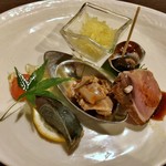 旬の前菜盛り合わせ