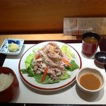 Ganko - ランチ　豚しゃぶサラダ定食