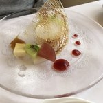 シェムラブルリス - 5周年特別記念ランチ…デザート(ヴァローナショコラのパルフェ)