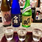 銀座NAGANO - 日本酒飲み比べ3種セット