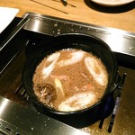 闘牛門 別邸 和ノ牛 - 椎茸や葱もついてきました。