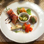 リストランテ ピッツェリア ジャンカルロ トウキョウ - 前菜の盛り合わせ