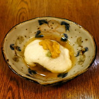 神楽坂 夢二 - 焼き茄子と生雲丹のとろろ仕立て