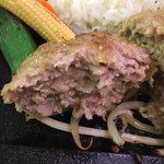 格之進ハンバーグ - 肉汁が・・・出てこなかった(´・ω・)