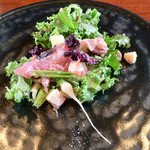 マルタ - チーズとホエーのサラダ(取り分け後)