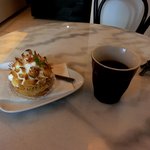 パティスリーメリクリ - 2011/10　タルトシトロン、サービスのアイスコーヒー