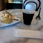パティスリーメリクリ - 2011　タルトシトロン、サービスのアイスコーヒー