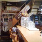 ブラック - 2階への階段　ブラックカレー挑戦成功者の写真