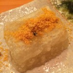 日本料理 たかむら - かぶら餅 からすみ掛け