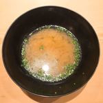 すゝき野 鮨金 - のどぐろの味噌汁