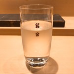 すゝき野 鮨金 - お冷