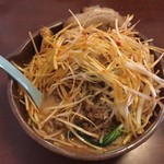 麺場 田所商店 - 辛味噌ラーメン＋肉ネギ＋炙りチャーシュー＋大盛